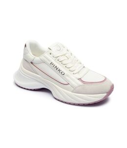 Кроссовки женские Pinko Ариель комбинированные на толстой подошве, белый pi252w0000252210035 | bianco