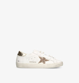 Низкие кожаные кроссовки Superstar с аппликацией в виде звезды Golden Goose, мультиколор r04386956 | white/comb