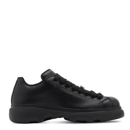 Burberry Ranger Barbed-Wire Leather Sneakers, Brand Size 42 ( US Size 9 ) 8080017