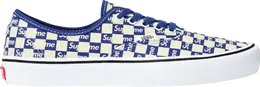 Кеды Vans Supreme x Authentic Pro Checkered Blue, синий vn000q0djlx | blue
