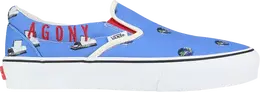Кеды Vans Cali Thornhill Dewitt x Vault Classic Slip-On LX Blue Crisis Actor, синий vn0a3qxy61h | blue