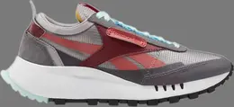 Кроссовки classic leather legacy j 'grey clay tint' Reebok, серый fy7597 | grey