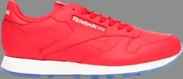 Кроссовки classic leather ice 'primal red' Reebok, красный cn7340 | red