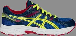 Кроссовки gel contend 3 gs 'flash yellow' Asics, синий c566n 4207 | blue