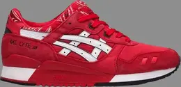 Кроссовки gel lyte 3 'red bandana' Asics, красный h424n 2301 | red