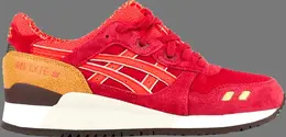 Кроссовки gel lyte 3 'fiery red' Asics, красный hn514 2523 | red