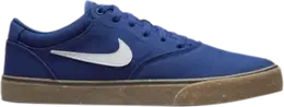 Кроссовки Nike Chron 2 Canvas SB 'Deep Royal Blue Gum Light Brown', синий dm3494 401 | blue