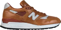 Кроссовки New Balance 998 Made in USA Horween Leather 'Age of Exploration', коричневый m998besp | brown