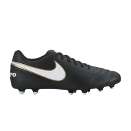 Кроссовки Nike Tiempo Rio 3 FG 'Black', черный 819233 010 | black