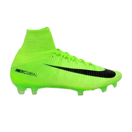 Кроссовки Nike Mercurial Superfly 5 FG Scoccer Cleat 'Electric Green', зеленый 831940 305 | green
