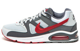 Кроссовки Air Max Command для бега мужские с низким верхом белые/серые/красные Nike 629993-049