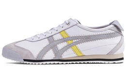 Кроссовки для бега MEXICO 66 унисекс с низким верхом белые/серые/желтые Onitsuka Tiger 1183b846-101