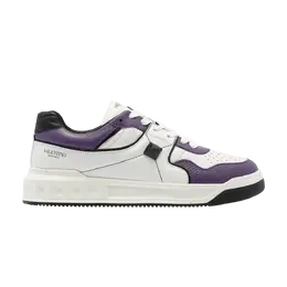 Низкие кроссовки Valentino One Stud Low, белый xy2s0e71 nwm z32 | white/violet