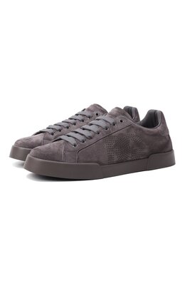 Замшевые кеды Strobel Portofino Light Dolce & Gabbana cs2324/a9t67