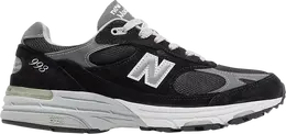Кроссовки New Balance Wmns 993 Made In USA Wide 'Black Grey', черный wr993bk d | black