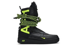 Кроссовки Nike SF Air Force 1 High 'Black Volt', черный aa1128 003 | black