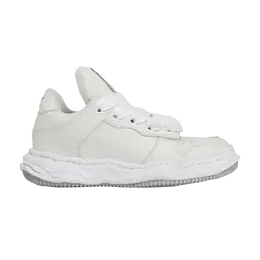 Кроссовки Maison Mihara Yasuhiro Wayne Low 'Leather Puffer - White', белый a12fw718 wht | white