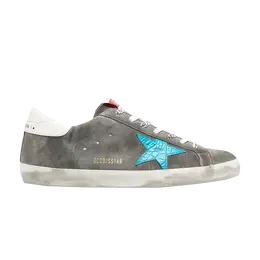 Кроссовки Golden Goose Superstar 'Grey Croco Turquoise', серый gmf00101 f000339 60253 | grey
