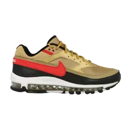 Кроссовки Nike Air Max 97/BW 'Gold Red Black', золотой aq2406 700 | gold