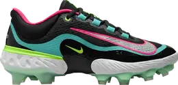 Nike Кроссовки Alpha Huarache Elite 4 Low MCS 'Black Teal Pink', черный fq7724 001 | black