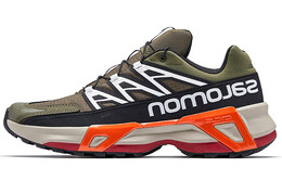Кроссовки XT STREET Running унисекс с низким верхом оливкового цвета Salomon 416039