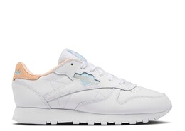Кроссовки Reebok Wmns Classic Leather, белый/оранжевый gy7184 | white