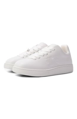 Кожаные кеды Box Burberry 8095548