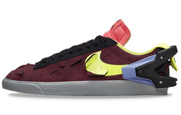 Кроссовки Acronym x Nike Blazer Low Night Maroon, мультиколор (размер RU 44,5) dn2067-600 | cdek_stock