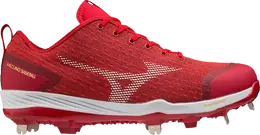 Mizuno Кроссовки Dominant 4 Low 'Red White', красный 320667 1000 | red