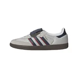 Кроссовки Adidas Samba LT Crystal White Dark Blue, белый/синий ie9169 | white/blue
