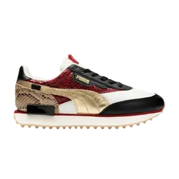 Кроссовки Wmns Future Rider Puma, белый 380183 01 | black/team gold/red dahlia