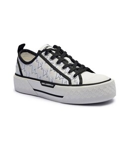 Кеды женские Karl Lagerfeld Kampus max кожаные с монограммами, белый kl251w0000270070036 | bianco