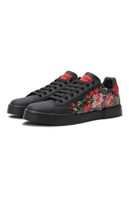 Кожаные кеды Portofino Dolce & Gabbana ck2330/an257