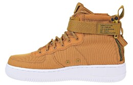 Кроссовки Nike SF Air Force 1 Mid Desert Ochre GS, желтый aj0424-700 | yellow