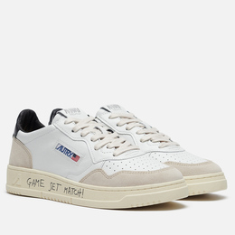 Мужские кроссовки Autry Medalist Low Lettering Suede, цвет белый, размер 42 EU aulmma04-4901917