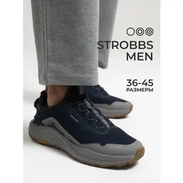 Кроссовки Strobbs, полнота 6 (RU)/ на среднюю стопу, размер 43, синий 103742764152
