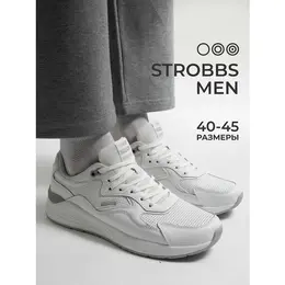 Кроссовки Strobbs, полнота 6 (RU)/ на среднюю стопу, размер 40, белый 103742851327