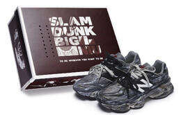 Кроссовки New Balance 9060 Lifestyle Low-top, серый/черный/белый u9060gry(team80-男女同款灰烬之城s-box） | gray/black/white