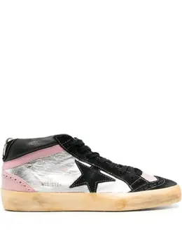 Golden Goose Mid Star WMNS "Black Silver Pink" sneakers 27052795