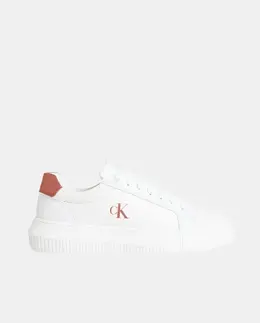 Массивные кожаные кроссовки Calvin Klein, белый 8721107277233 | blanco