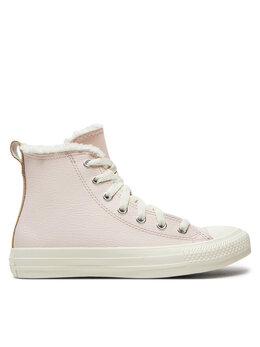 Кроссовки Chuck Taylor All Star Leather & Sherpa Pink A09263C Converse, розовый chuck taylor all star leather & sherpa pink a09263c | rosa