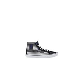 Черно-белые кожаные кроссовки Vans 0014755509 | black and white