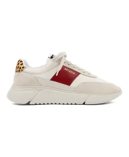 Кроссовки Genesis в винтажном стиле Axel Arigato, бежевый 84050_beige/bordeaux/print | beige