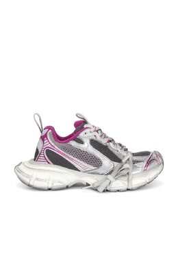 Кроссовки 3xl Balenciaga, серый/белый/розовый balf-wz789 | grey, white & pink
