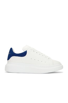 Кроссовки Alexander McQueen, цвет White & Paris Blue amcq-mz154 | white & paris blue