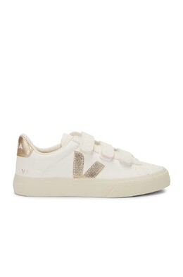 Кожаные кроссовки без хрома Veja, цвет Extra White & Platine vfja-wz26 | extra white & platine