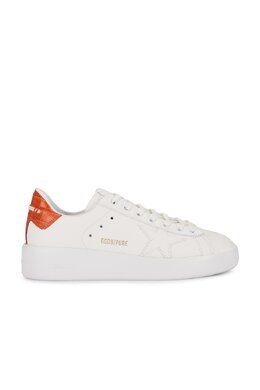 Чисто звездные кроссовки Golden Goose, белый ggor-wz622 | white & orange