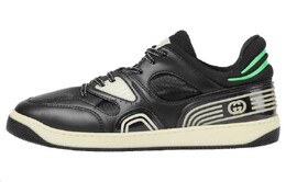 Корзина Скейтбординг Кроссовки Мужские Низкие Черные Gucci 722428 2shj0 1000
