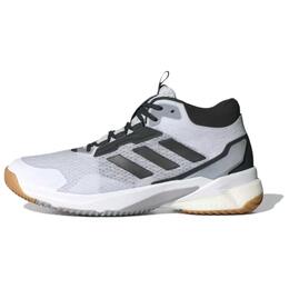 Adidas Кроссовки Crazyflight 5 Mid Indoor Cloud White Core Black Grey Two ih7720 | black white