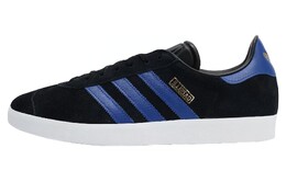 Кроссовки Adidas Gazelle Skateboarding Shoes Unisex Low-top Black/Blue, черный/синий hq6381 | black/blue